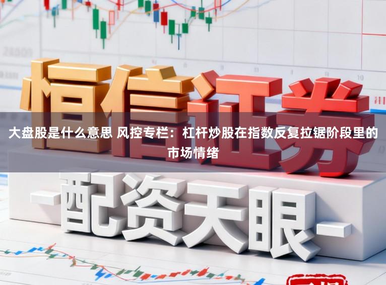 大盘股是什么意思 风控专栏：杠杆炒股在指数反复拉锯阶段里的市场情绪