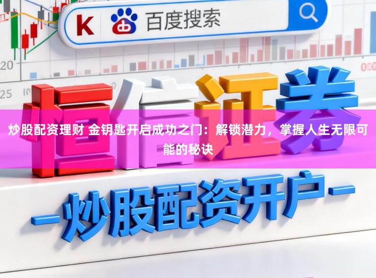 炒股配资理财 金钥匙开启成功之门：解锁潜力，掌握人生无限可能的秘诀