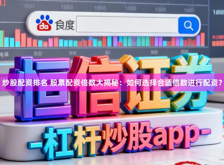 炒股配资排名 股票配资倍数大揭秘：如何选择合适倍数进行配资？